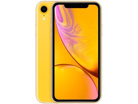 iPhone XR Apple 128GB Amarelo 6,1” 12MP iO - iPhone - Magazine Luiza