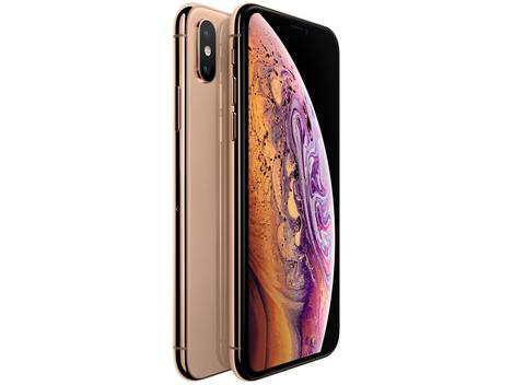 【美品】iPhone XS MAX 64GB iPhone XS Max Apple 64GB Dourado 6,5” 12MP - iOS - iPhone