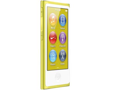 iPod Nano 16GB Amarelo Tela 2,5 - Multi Touch, Rádio FM e