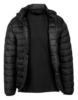 Jaqueta Bobojaco Preta Masculina Inverno Corta Vento Acolchoada