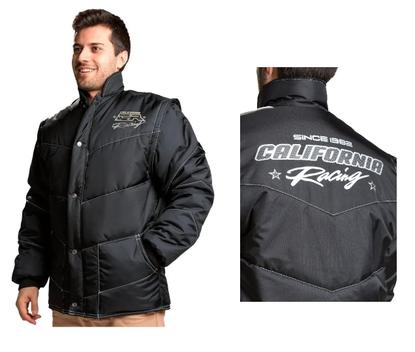 Jaqueta Califórnia Carbono Racing Life Logo Cinza Refletiva Frio ...