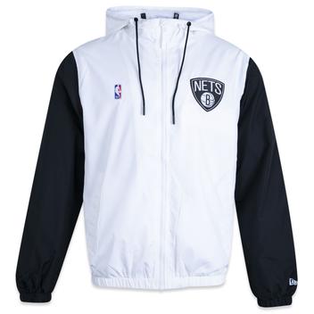 Jaqueta corta vento new store era brooklyn nets preta