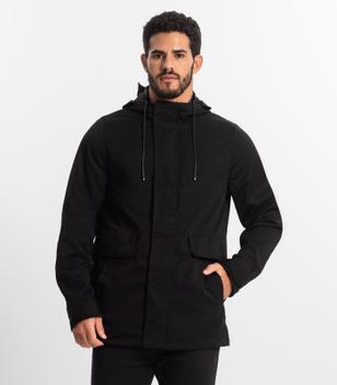 Jaqueta Parka Masculina Em Sarja Diametro Preto - Jaqueta Masculina ...