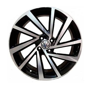 陸 Jogo 4 Rodas Zunky ZK-780 Golf R 2018 Aro 17 4 x 100 Preto