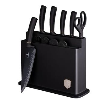 Jogo 5 Facas + Tábuas De Corte 11 Peças Black Berlinger Haus Kit ...