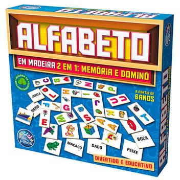 Jogo Educativo O Alfabeto - Pais & Filhos - lojasmel