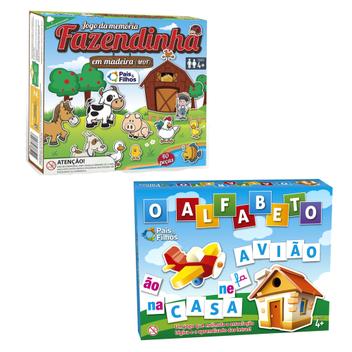 Jogos Educativos Madeira Abc ( Alfabeto ) + Memoria Frutas