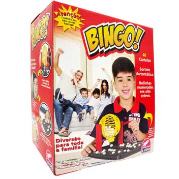 Jogo Bingo Infantil Globo + Base + 48 cartelas + 99 Bolinhas