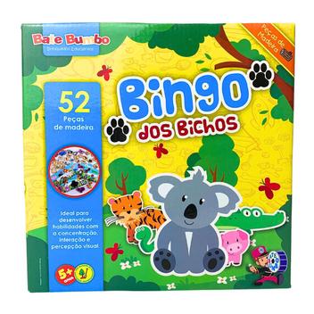 Bingo dos bichos 52 peças jogo educativo - BATE BUMBO - Jogos Educativos -  Magazine Luiza