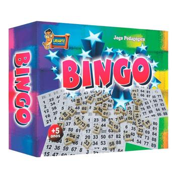 Bingo De Madeira Brinquedo Infantil Para Família 48 Cartelas - Shop Macrozao