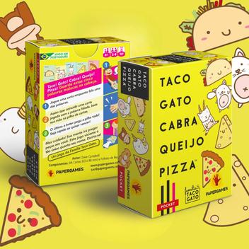 Jogo Cartas Taco Gato Cabra Queijo Pizza Português Pocket Jogos Rapidos ...