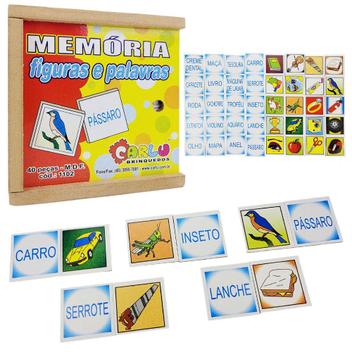 Jogo da Memória Animais P/ Educação e Alfabetização Infantil - Carlu - Jogos  de Memória e Conhecimento - Magazine Luiza