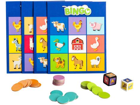 Jogo Bingo Infantil Animais da Fazenda - Hasbro F1401