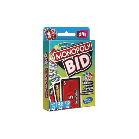 Monopoly Bid – Das Schnelle Kartenspiel Für Familien & Kids Ab 7 Jahren