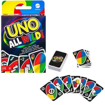 Jogo De Cartas Uno All Wild Mattel - HHL33