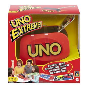 Jogo de Cartas UNO Extreme GXY75 - Lançador de Ação Aleatória (7+)