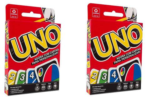 Kit 2 Jogos De Carta Uno