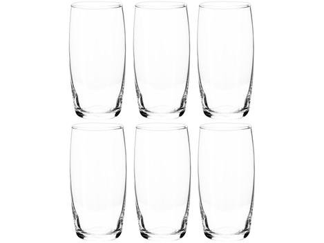 Jogo de Copos de Vidro 300ml 6 Peças Nadir - Oca Long Drink