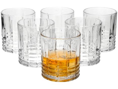 Jogo de Copo de Whisky Conhaque Uisque 6 Pcs 310ML Vidro Grosso Resistente  Barato em Promoção na Americanas