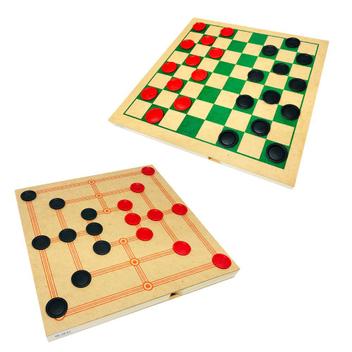 Jogo De Dama Tabuleiro Tradicional Educativo Infantil 2425 Carimbras