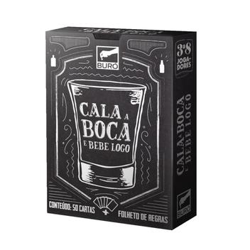Jogo de Mesa Cala a boca e bebe logo - Buró Drinking Game - Jogo de ...