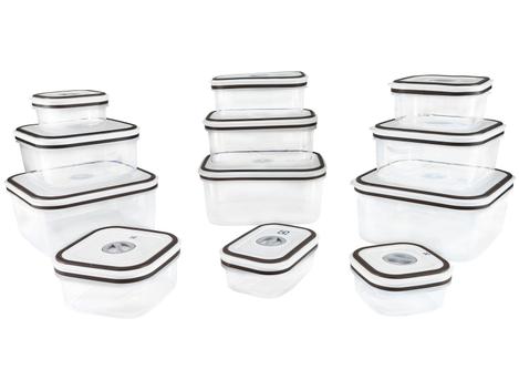 Oferta lojadolombardi - Jogo de Potes de Plástico Herméticos Electrolux com Tampa A23122901 12 Peças - Magazine Luiza