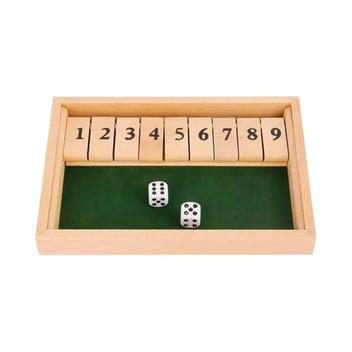 Jogo De Tabuleiro De Dados De Madeira Fechado Para 4 Jogadores ...