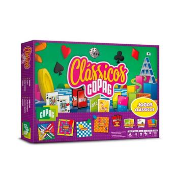Jogo De Tabuleiro E Cartas Clássicos Kit Com 8 Jogos - Copag - Deck de ...