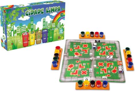 Jogo Educativo Cidade Limpa - ENGENHA KIDS - Produtos e acessórios para bebê