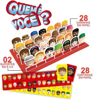 Jogo Quem É Você 28 Carinhas Cara A Cara Divertido Brinquedo - pais e  filhos - Outros Jogos - Magazine Luiza