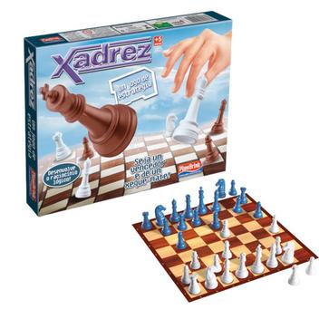 Jogo de Xadrez Clássico Tabuleiro Oficial Estratégia Raciocínio