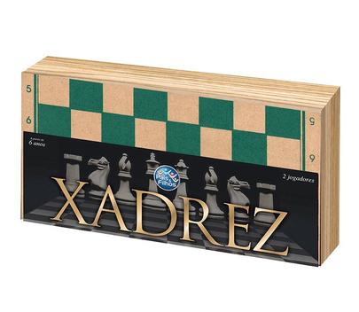 Jogo de Tabuleiro de Xadrez com Caixa de Madeira 40 cm - 2828 - Pais e  filhos - Jogo de Dominó, Dama e Xadrez - Magazine Luiza