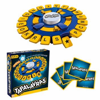Jogo Desafio De Palavras Tapalavras Educativo Tabuleiro Jogo Stop Com ...