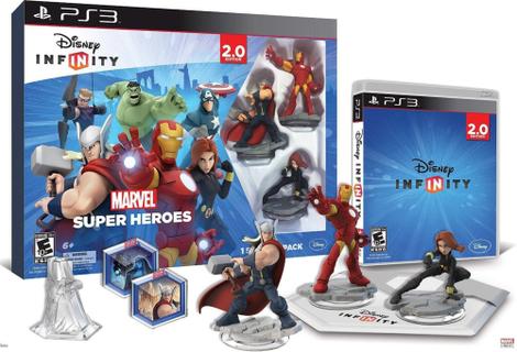 Jogo Disney Infinity 2.0 Kit Inicial Marvel Super Heroes PS3