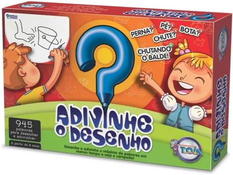 Jogo Divertido Tabuleiro Adivinhe O Desenho 945 Palavras - Brinquedos Toia  - Jogos de Tabuleiro - Magazine Luiza