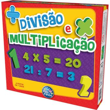 Jogo Infantil Educativo Matematica Divisão E Multiplicação - Pais e Filhos  - Jogos Educativos - Magazine Luiza