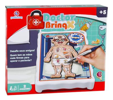 Jogo Doctor Brinq Brinquedo Operação Cirurgia Interativo Polibrinq ...