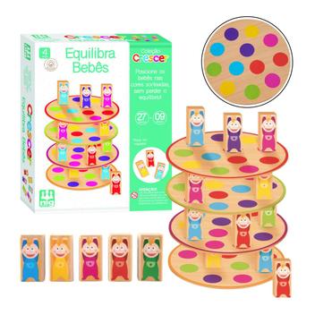 Kit Com 2 Jogos Infantis Educativos 4+ Anos Coleção Crescer Nig: Cadê o  Bicho + Equilibra Bebês - Brinquedos Educativos - Magazine Luiza