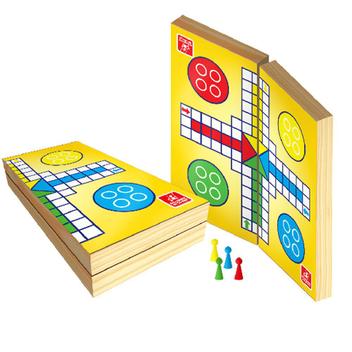 Jogo Ludo Clássico Madeira mdf 7579 - Brincadeira De Criança no