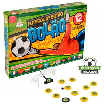 Jogo Futebol de Botão 12 Times Europa Gulliver - Bumerang Brinquedos