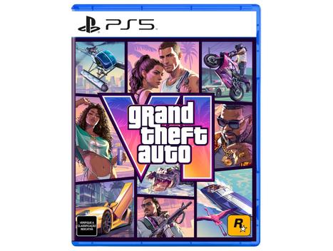 Jogo Grand Theft Auto VI (GTA 6) PS5 - Code in Box Pré-venda - Lançamento 19/11