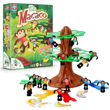 Macacos Divertidos - Jogo de Tabuleiro, Jogos criança +5 anos