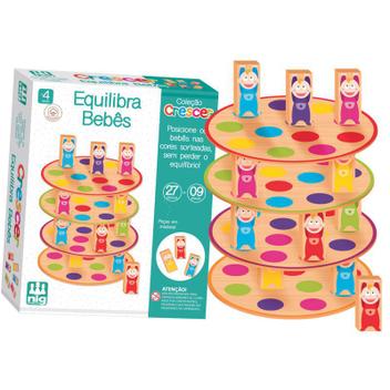 Kit 4 Jogos Educativos 4+ Anos Coleção Crescer: Sílabas + Alfabeto + Cadê o  Bicho + Equilibra Bebês - Nig - Jogos Educativos - Magazine Luiza