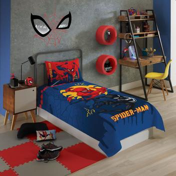 Jogo de Lençol Infantil Homem Aranha Simples Solteiro 2 Peças Spider Man  Textura Portallar - Jogo de Cama Infantil - Magazine Luiza