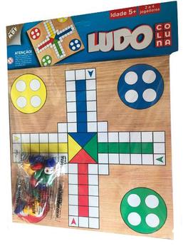 Clas Ohlson - Jogo de ludo de madeira, tabuleiro familiar