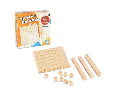 Jogo Material Dourado Kit Didático 62 Peças Nig Brinquedos - Nig ...
