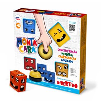 Jogo Monta Cara 1202 - Pakitoys - Happily Brinquedos