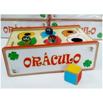 Jogo Oráculo Brinquedo de Madeira Com Bolinhas De Gude no Shoptime
