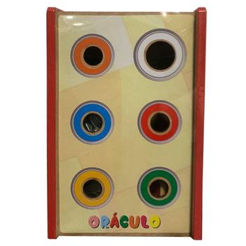 Jogo Oráculo Brinquedo de Madeira Com Bolinhas De Gude no Shoptime