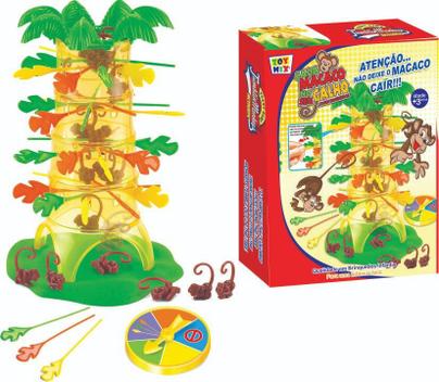 Kit 2 Jogos Pula Macaco + Pula Pirata Brinquedos Infantis Jogos Para  Criança Cada Macaco No Seu Galho Piratinha Barril - Art Brink - Outros Jogos  - Magazine Luiza